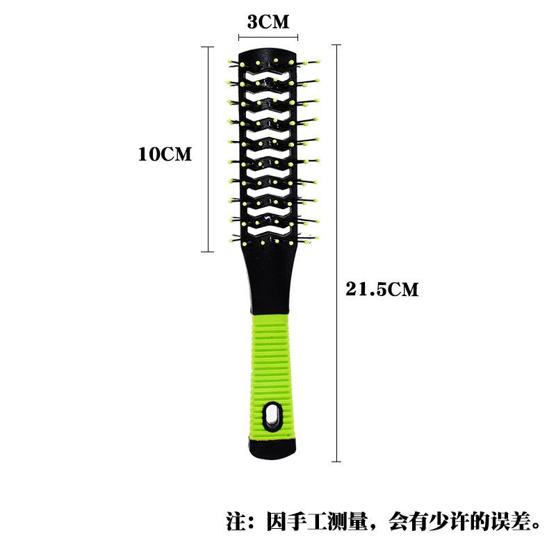Peigne de Massage Double Face Pro Salon Anti-nœuds Brosses Coiffure Démêlant Dents Larges Anti-chute Peignes Brosse de Coiffage
