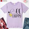 Dandelion Print Women Tshirt Flower Print Tshirt Short Sleeved T-Shirt Fashion Summer Tees Gothic Clothes Women Tops Hh1335