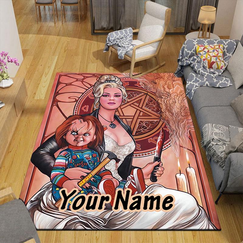 Custom 1Pc Dark Magic Ritual Rug Office Carpet Indoor Outdoor Entrance Doormat Nonslip Soft And Comfortable Living Room D291519