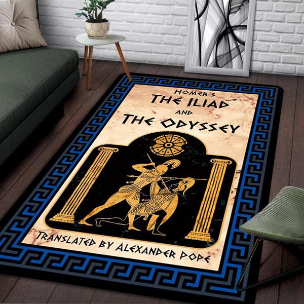 Ancient Greek Homeric Mythology THE ODYSSEY Printed Carpet Living Room Sofa Bedroom Bedside Mat Bathroom Absorbent rugs
