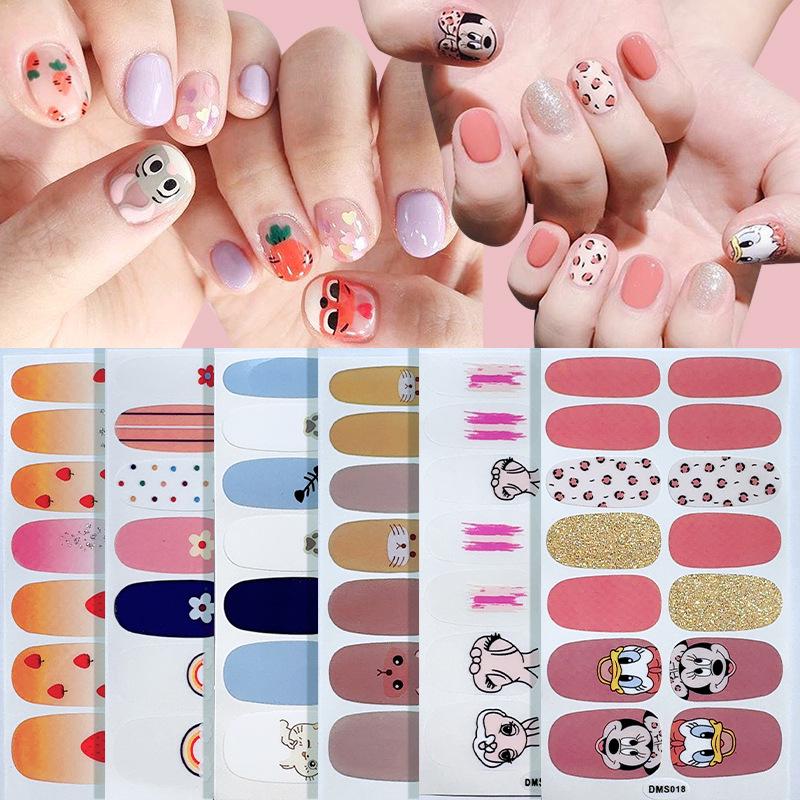 New Adorable Cartoon Expression Nail Stickers - Fun, Cute, No-Bake Design
