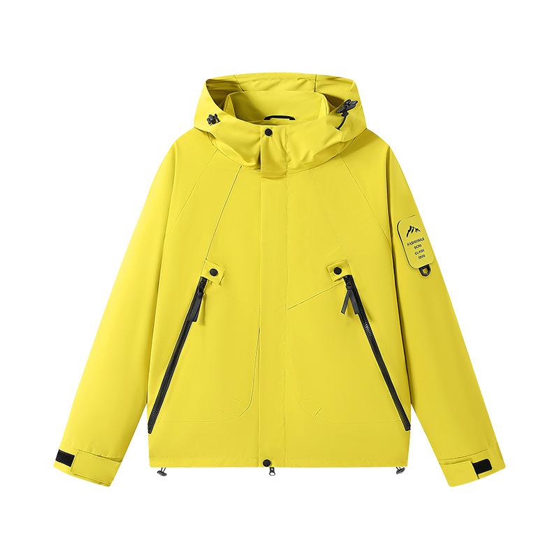 Couple Three-proof Jacket Spring and Autumn Outdoor Men and Women Jacket Windproof Waterproof Wear-resistant Hood