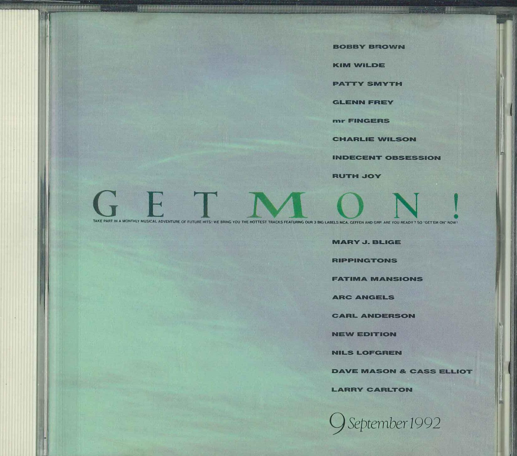 

CD VARIOUSS - Get M On September 1992 ICD32 VICTOR 1992 Japan Rock Used