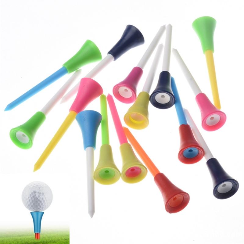 30Pcs Golfs Tees Set Low Resistance Golfs Tees Standard Golfs Base Plastic Golfs Support Tees for Long Distances Hitting