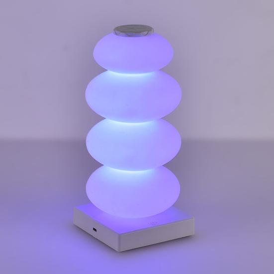 Candy Gourd LED Desk Lamp Touch Control USB Powered Rechargeable Colorful RGB Table Light