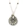 Les Trésors De Lily [M4195] - Gray 'Altai' Designer Necklace