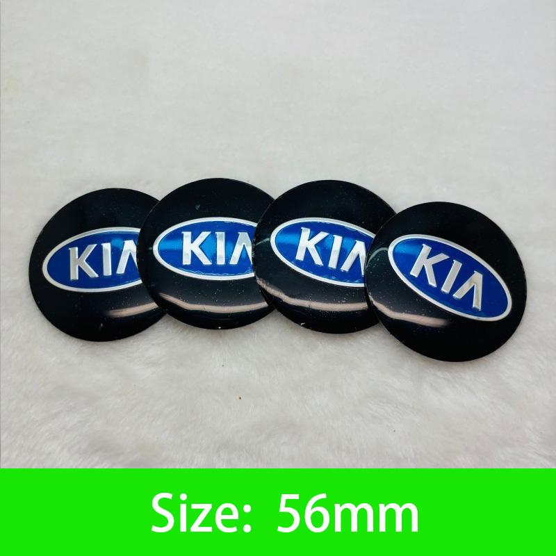 Tappo Centrale Mozzo Ruota Auto Emblema Adesivo Accessori Per Kia GT-Line Sportage Ceed Rio Picanto Sorento Soul Cerato Venga Forte K9