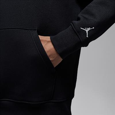 Jordan Sweatshirts Men's Black Hooded Moderate