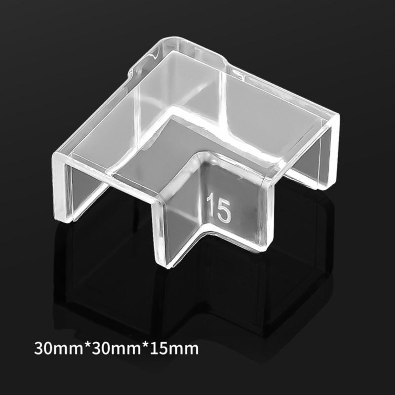 4PCS Fish Tank Aquarium Glass Edges Protector Acrylic Protector Tools for Aquarium Fish Tank Glass Crashproof Tools