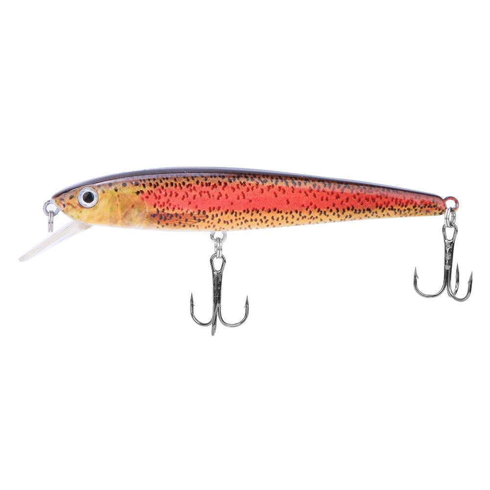 11CM Plastic 3D Fish Eye Minnow Lifelike Artificial Hard Bait Fishing Lures Tackle Accessory5# 11CM