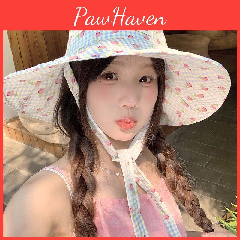 Summer Versatile Fisherman Hat For Women With Wide Brim Protective Features Sun