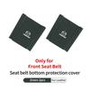 Car Buckle Protective Cover Fur Leather Safety Belt Protector Auto Accessories For Mazda 3 6 2 Axela CX5 CX3 CX30 CX9 Atenza IUE2