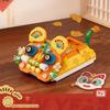 Loz Micro-Drill Particle Model Assembly Toy Tiger Head Shoes Creative Ornament Moc Building Blocks Kids Birthday Toy Gift