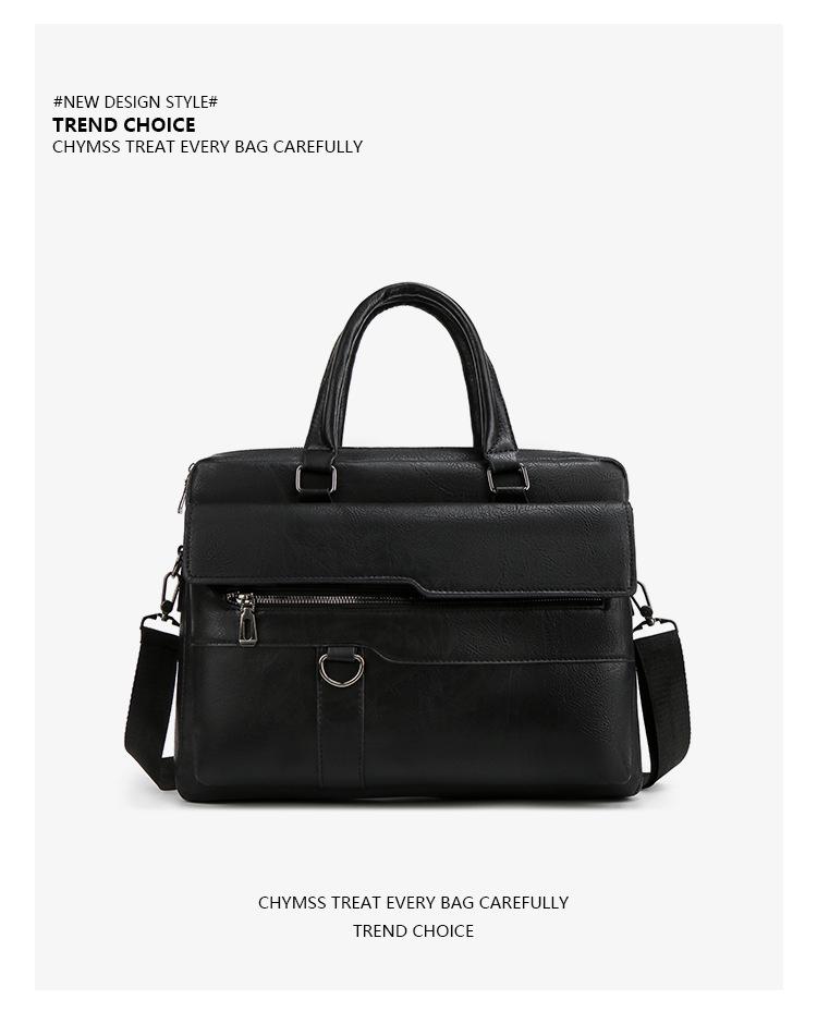 Men's Crossbody Multi-Functional Laptop Briefcase - Large Capacity Handbag