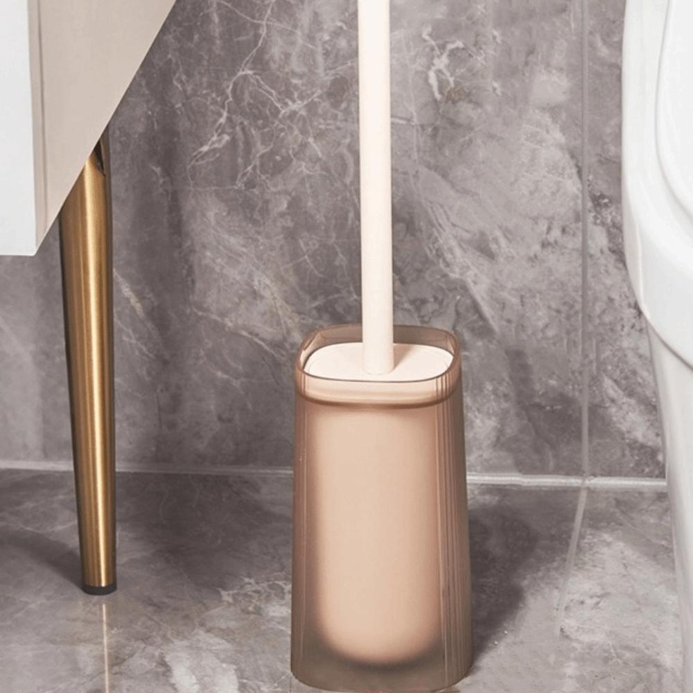No Dead Angles Toilet Brush Long-Handled Toilet Cleaning Tool Practical Toilet Scrubber  Bathroom