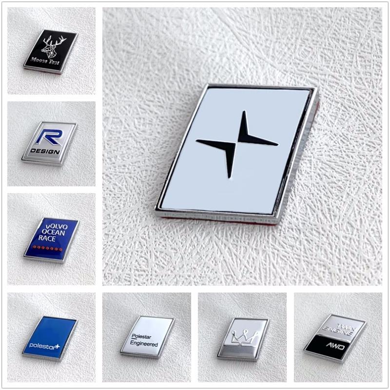 AWD Emblem Schwedenflagge Elch Hirsch Abzeichen Auto Kofferraum Aufkleber Zubehör Für Volvo Rdesign Polestar V50 S60 XC60 S40 XC40 XC90 V60 VB0