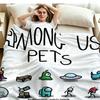 1PC Among Us Custom Name Patterned Flannel Blanket Suitable For All Seasons for Home Decor Warmth and Comfort Gifts Holiday Present