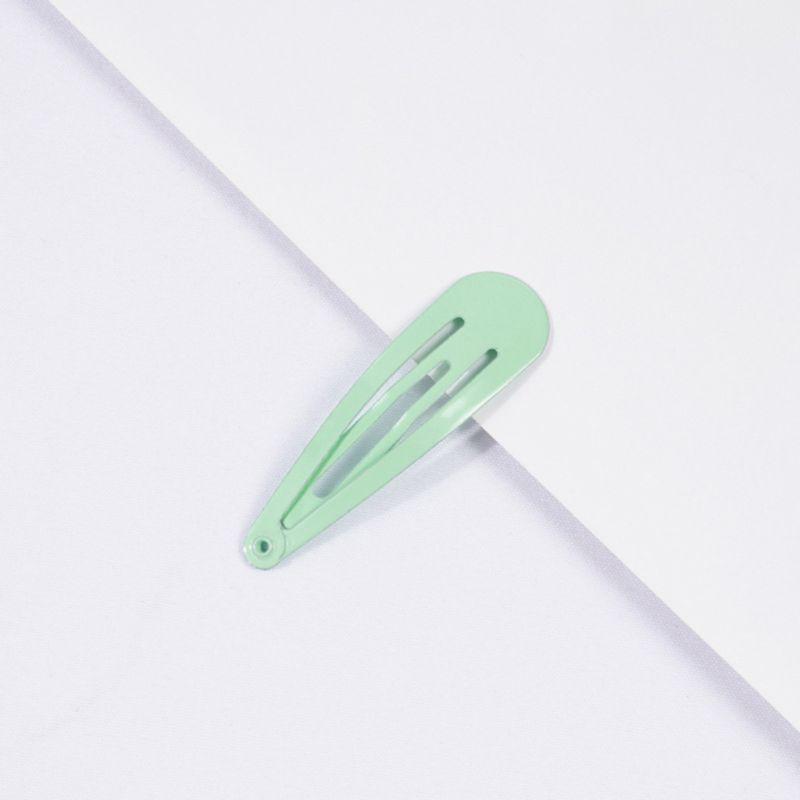 20Pcs 5cm Children Snap Barrette Baking Paint Macaron BB Hair Clip Princess Birthday Hair Styling