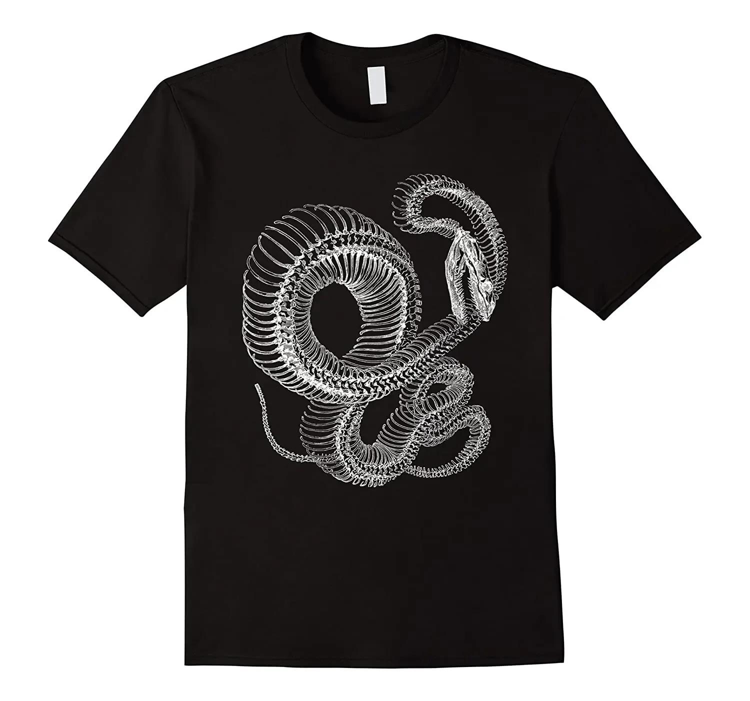 

Nature Evolution Reptile Snake Skeleton TShirt Summer Cotton Short Sleeve ONeck Mens T Shirt New S3XL S