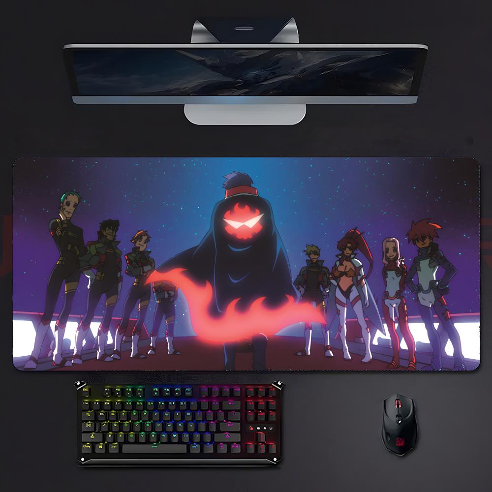 Brave Epic Anime Ttengen Toppa Gurren Lagan Mouse Pad Mousepad Large Gaming Lockedge Thickened Pc Table Desk Mat