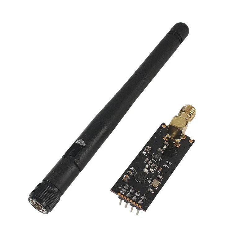 ABNR NRF24L01+PA+LNA 1100-Meter Long-Range Wireless Pass-Through Module, Transmitter, Receiver, And Antenna.