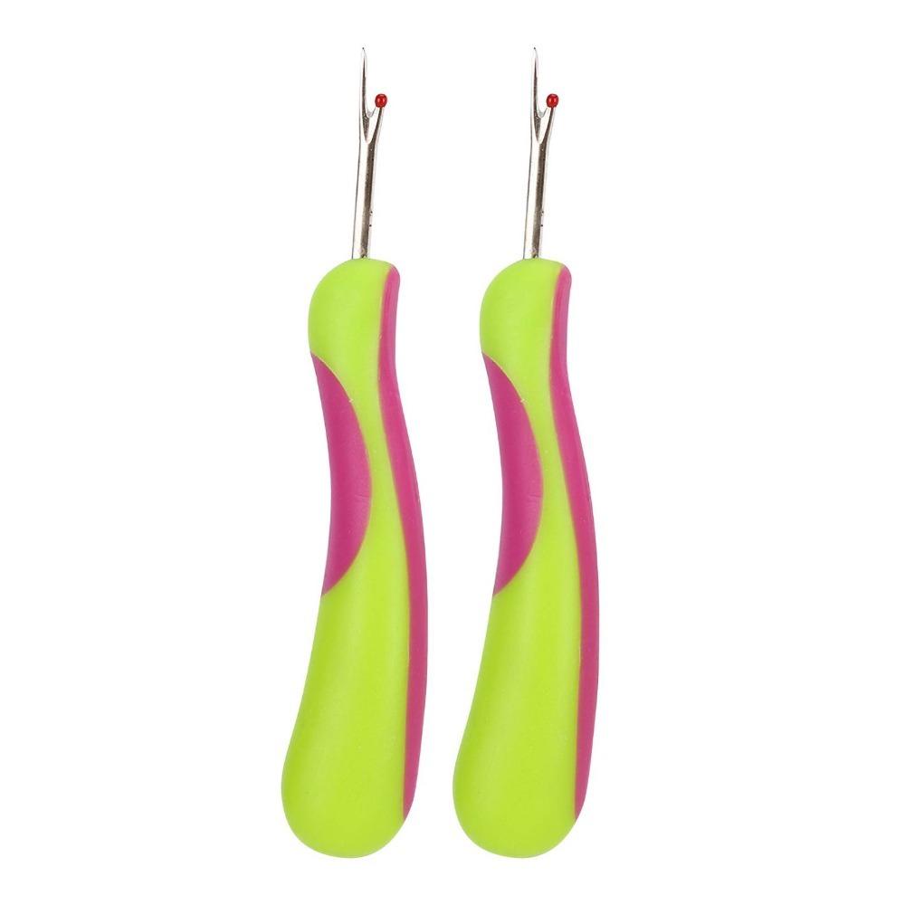 2pcs 4.7in Stitch Unpicker Thread Cutter Stitch Remover Tool Seam Rippers  Embroidery Crafting