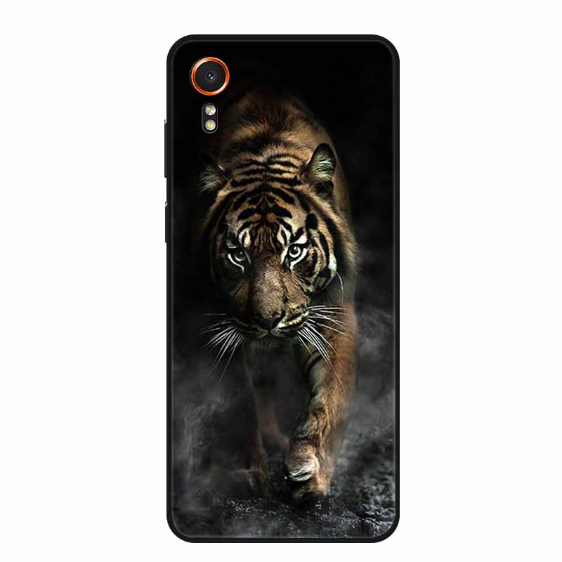 For Samsung Galaxy Xcover7 Case Black Silicone Soft Back Cover Case For Samsung Xcover 7 Phone Case Cover X Cover 7 6.6" Funda