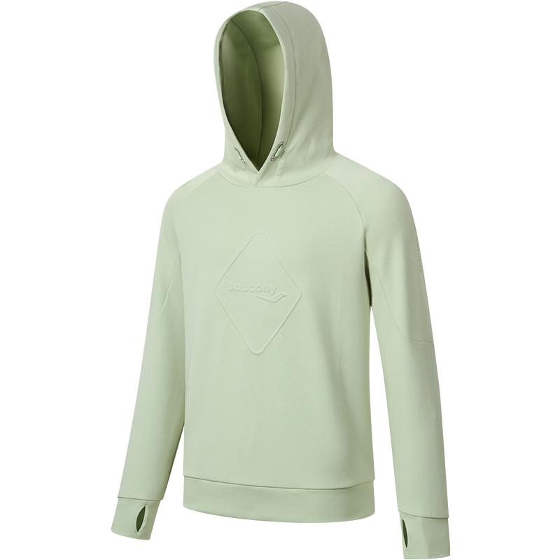 

Saucony Minimalist Hooded Urban Lifestyle Long Sleeve Sweatshirt Men sweatshirts Sprout-Green SA2250SW11C-GE204 XL