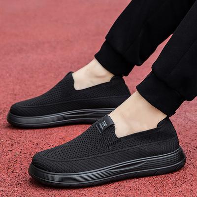 Cloth Shoes Men's Net Shoes Summer Mesh Breathable and Lightweight Medium Sports and Leisure Shoes