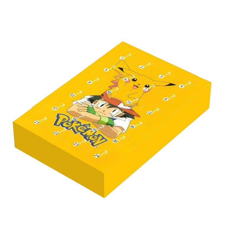 24 Piece Pokmon Advent Calendar Box Stunning Pokmon Pocket Monsters Toys Set