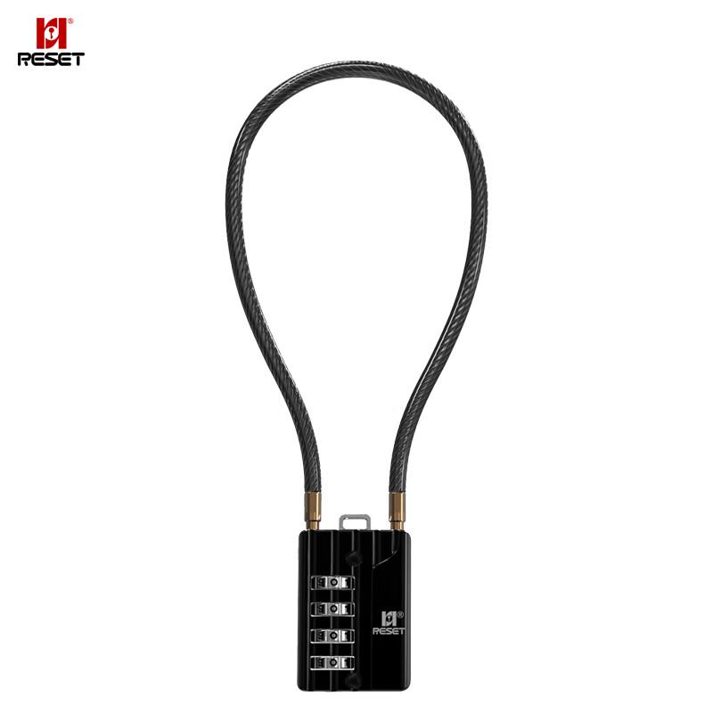 RESET Combination Cable Lock for Helmets & Luggage