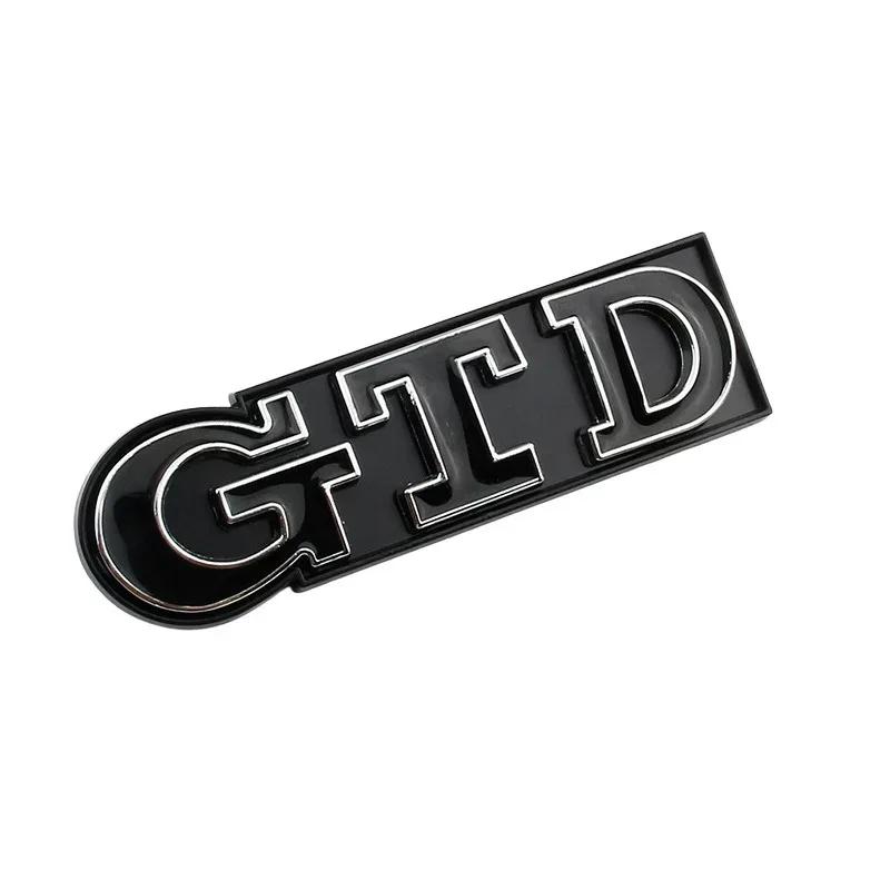 New Car 3D Metal GTD Badge Body Front Grill Trunk Emblem Sticker For Volkswagen VW Golf 3 4 5 6 7 7.5 MK4 MK5 MK6 MK7 GTD C
