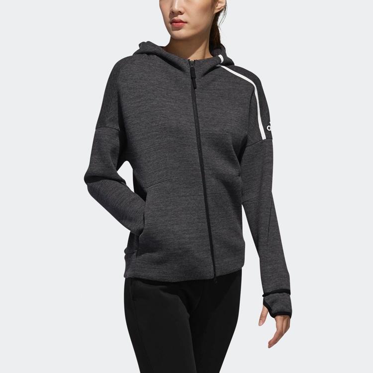 (WMNS) Adidas Z.N.E. Storm Jacket 'Black Grey White' Women's DY5773