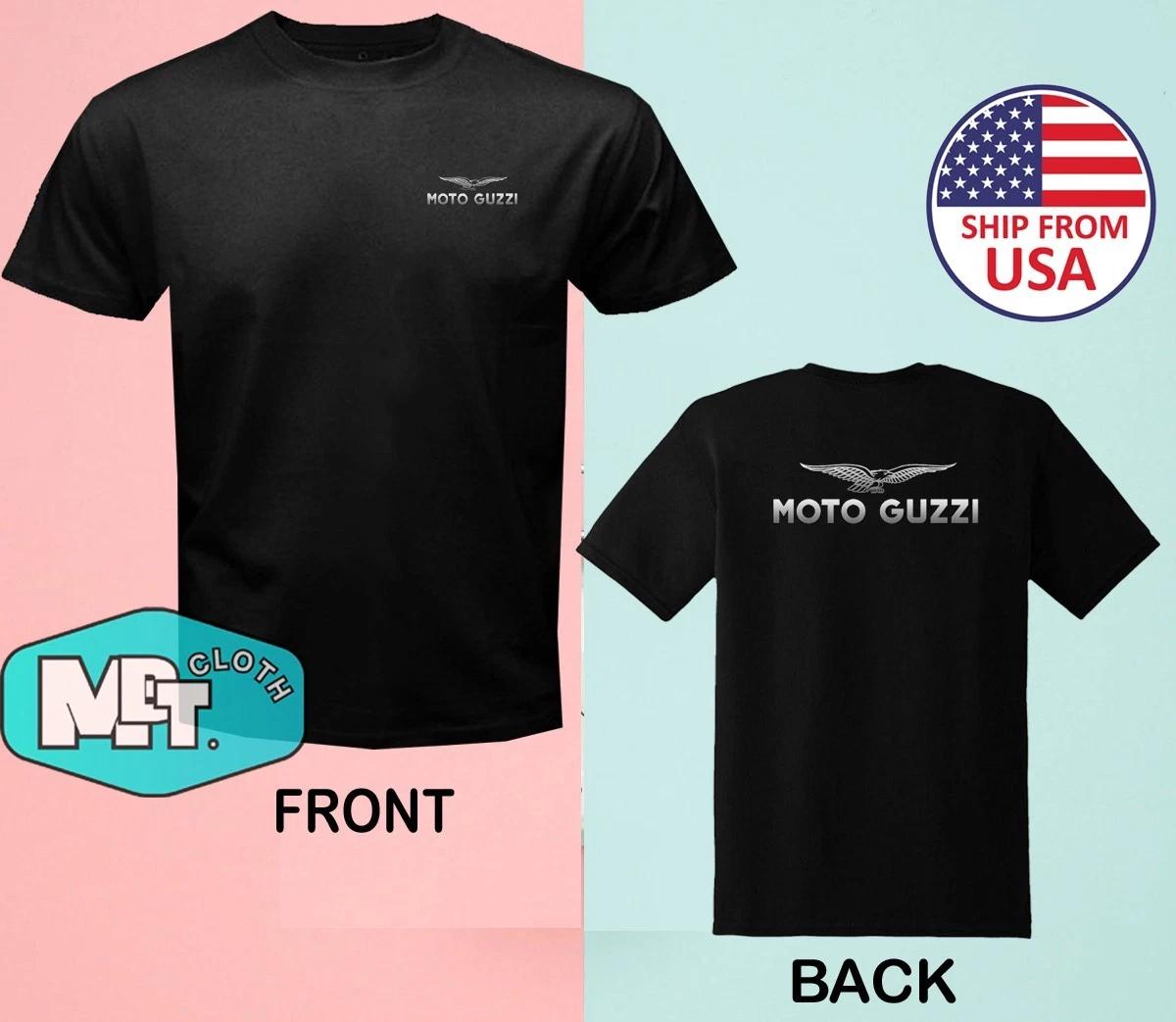 Moto Guzzi Men s Black Size S-5XL L