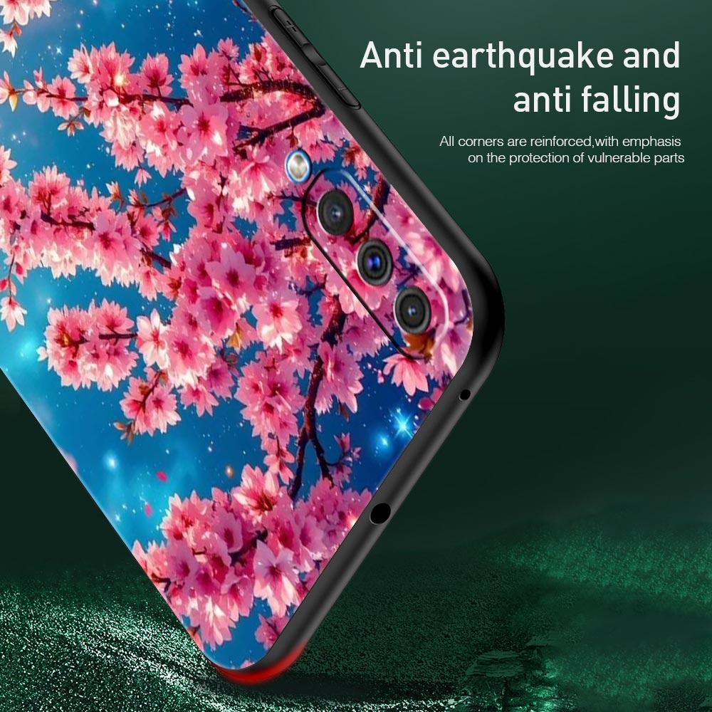 Korean Flower Phone Case for Samsung Galaxy A56 A36 A26 A16 A34 A24 A42 A22 A20 A12 A40 A30 A10 5G Soft TPU Cover Shell Fundas