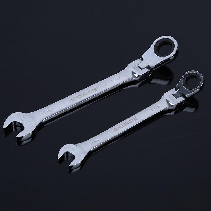 Dual-Head Metric Ratchet Torque Wrench 8#