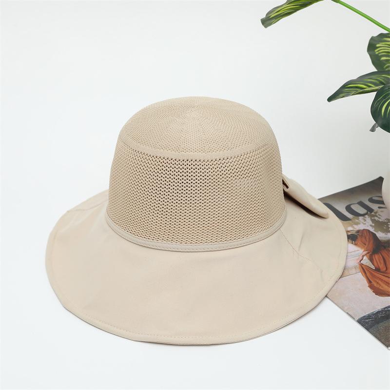 Denim Washed Vintage Fisherman Hat Womens Spring Sunshade With Brim Wide