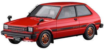 Hasegawa Serie Auto Storiche Toyota Starlet KP61 S 1980 Modello in Plastica HC63 1/24 (3 porte) Di medio termine (Auto)