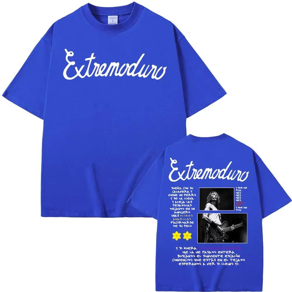 Rock Extremoduro 2026 World Tour Merch Tshirt Men Women Oversized Y2k Cotton Short Sleeve Vintage Hip Hop Punk Style Clothing