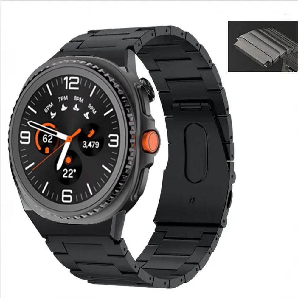 Kovový titanový řemínek pro Samsung Galaxy Watch Ultra 2025 Lehký nerezový náramek Galaxy Watch 8-8 Classic 40mm 44mm 46mm