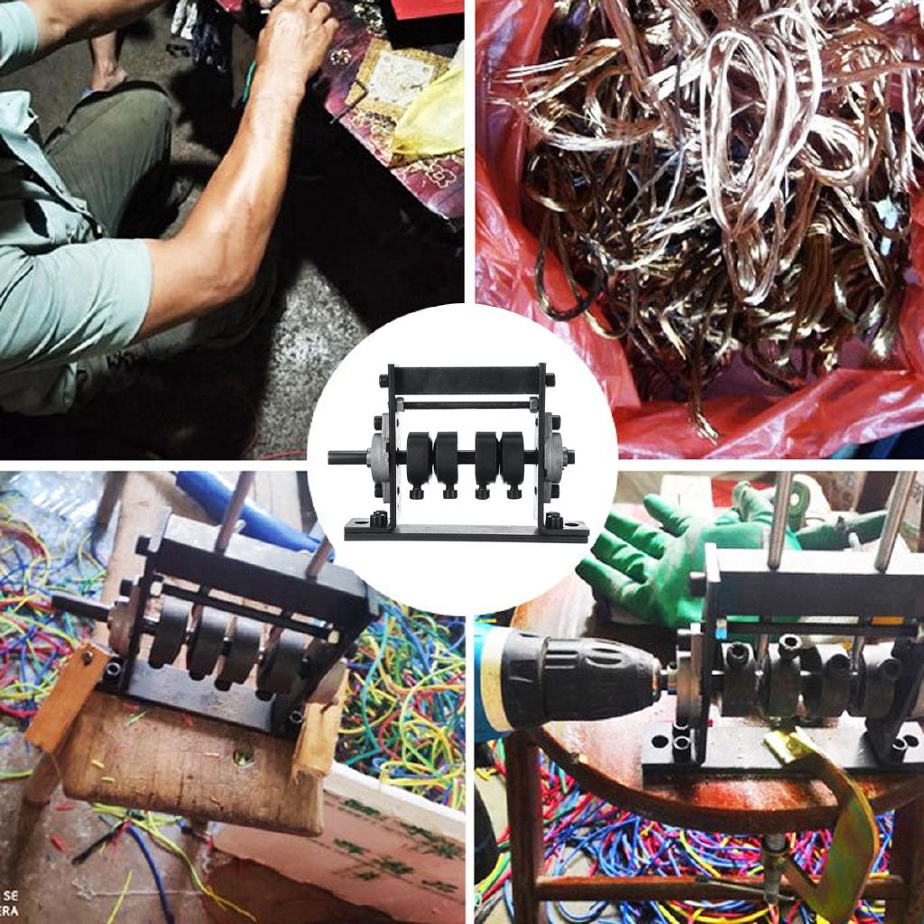 Cable Scrap Recycle Copper Wire Stripper For 1-30mm Wire Manual Wire Cable Stripping Peeling Machine