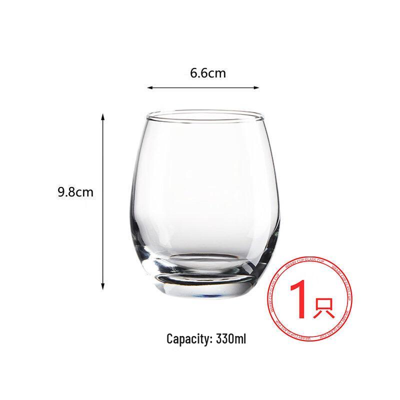 ZISIZ Handmade Glass Water Cup