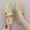 Women's Summer Breathable Sweet Sandals Thick Soft Sole Fashion Beach Slides Anti-Slip Open-Toe Outdoor Shoes