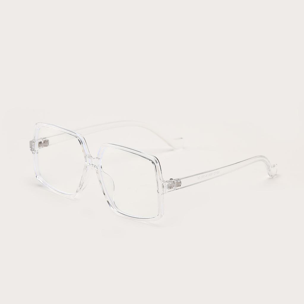 Glasses 95172 Square Large Frame Trend Flat Mirror