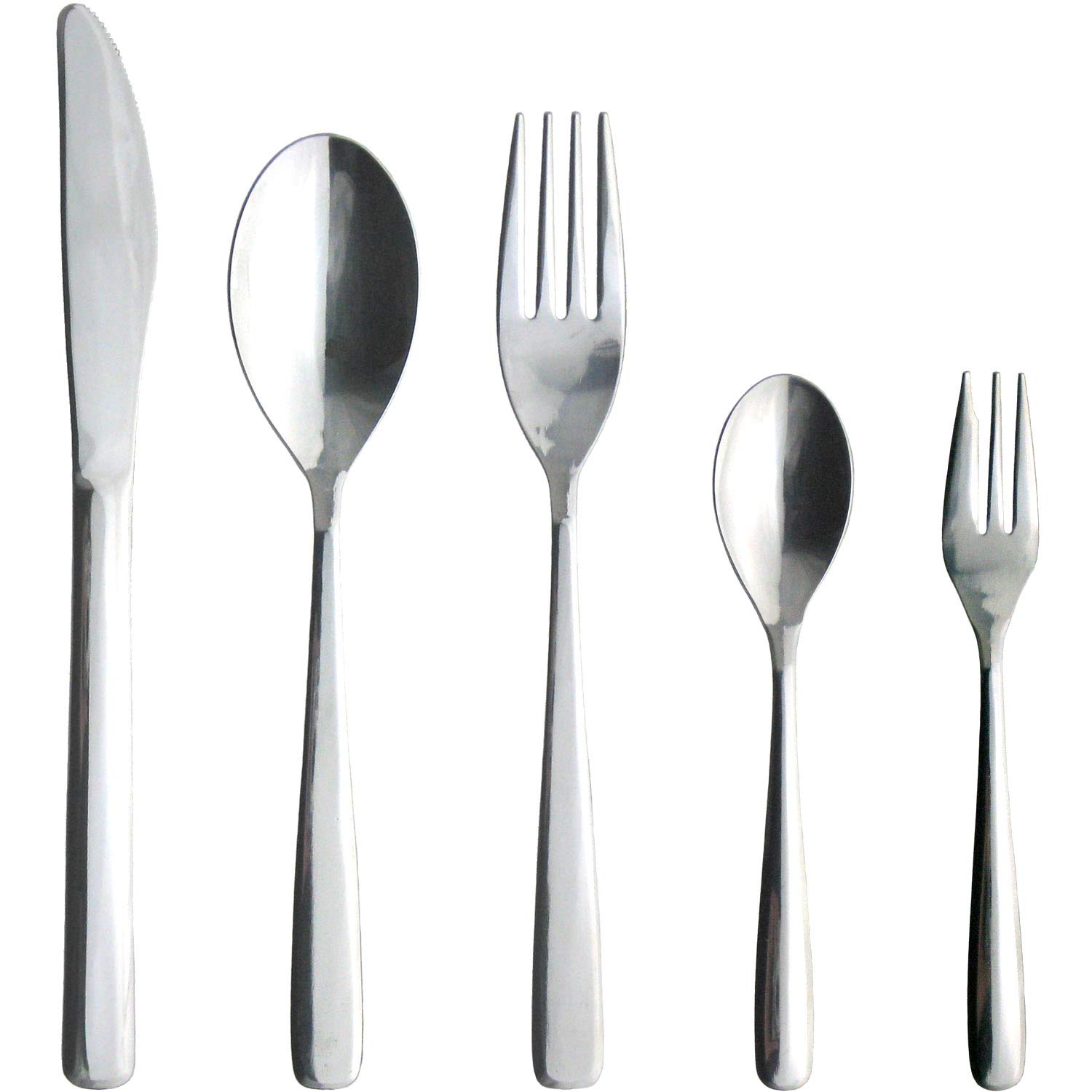 Nagao Slim Dinner Cutlery Set 5 Pieces Stainless Steel Made Japan