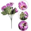 10 Heads Artificial Pansy Fake Flower European Multicolor Fake Bridal Flower Bouquet Wedding Home Party Decoration Flowers