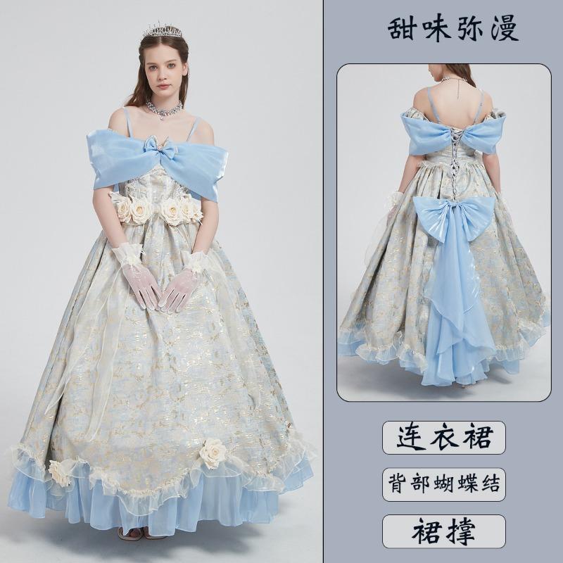 Snow White Ariel Anna Cinderella Bell Elsa Dress Adult Performance Costume