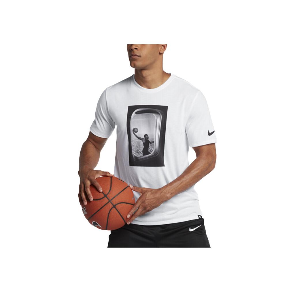Nike KD Durant Basketball Training Moisture-Wicking Short Sleeve T-Shirt Men Tops White 857900-100