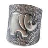 Xiaomi BFCLUB 925 Sterling Silver Rings For Women Men Fine Jewelry Finger Adjustable Open Vintage Elephant Ring For Party Birthday Gift