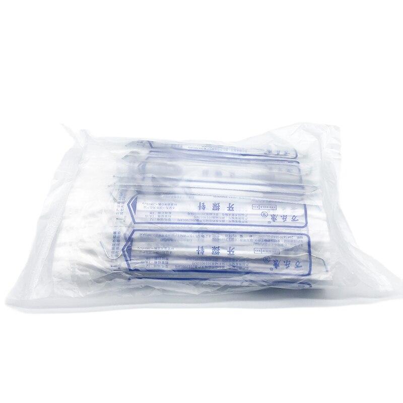 

100 шт. стоматологический одноразовый зонд-проводник с двойными концами, пластиковая ручка, стерилизованная 100pcs